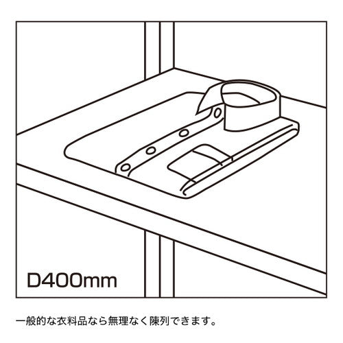 ガラス棚セットW600×D400 (5mm厚) 49985***