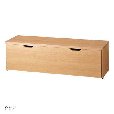 木製コの字付収納トロッコW1200濃茶54611DBN