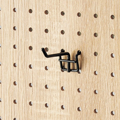 有孔パネル用フックブラック(10本入)L5061853-02