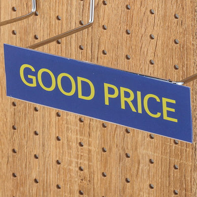 有孔パネルシューズフックプライスホルダー10枚61857-03