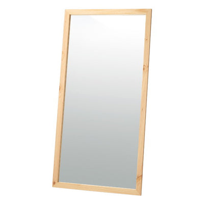 大型立掛けミラー(鏡5mm)ナチュラル50363NAT