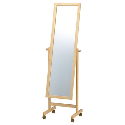 木製スタンドミラーナチュラル56622NAT