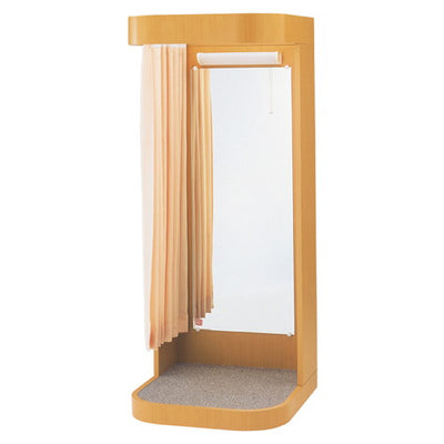 木製フィッティングルームクリアW86050369CLR