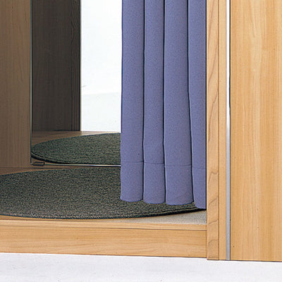 防炎カーテン(レール)ブルーH1900(1枚)50371BLU