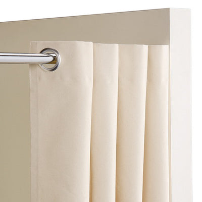 フィッティングルーム用カーテン(ハトメ)アイボリー52191-1*