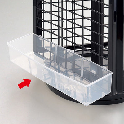 樹脂卓上回転ネット用ディスプレイBOX(3ケ)55780-3*