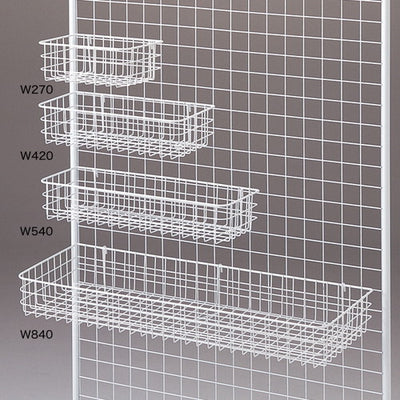 ネット用網カゴ白W270*D200*H10040615-1*
