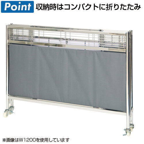 中折れ式ワゴン(グレー) W1200 40669***