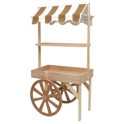 パーソナルWAGON(棚1段)茶白54412WBN