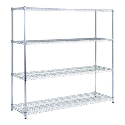 ワイヤーラックH1500重量棚4段W151453853-3*