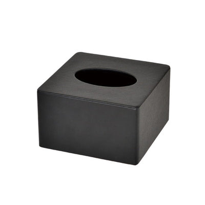 ティッシュボックススクエアHG03BKブラック61192BLKの商品画像