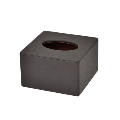 ティッシュボックススクエアHG03BRブラウン61192BRNの商品画像