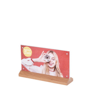 ウッドマグT型スタンドA4三つ折りヨコ61726-06の商品画像