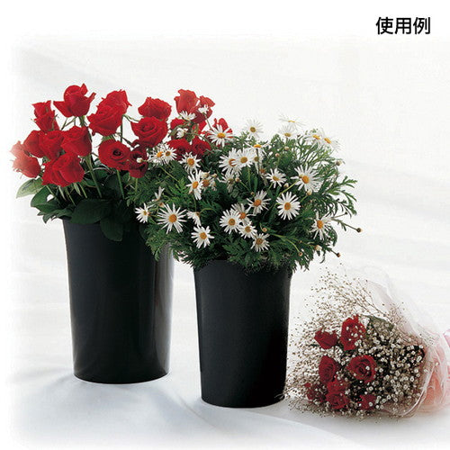バケツ/花桶 花筒 ブラック23型 23型 55248-2*
