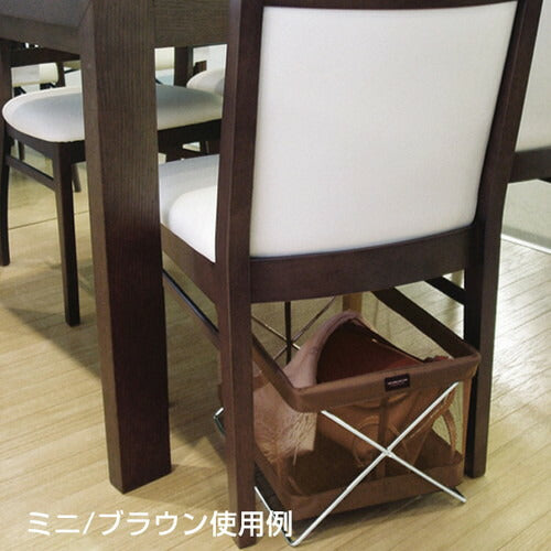 サイドワゴン/手荷物収納かご ミニサイドワゴン メッシュ ブラック ブラック 56614BLK