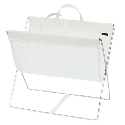 セルフワゴン持手付メッシュ×レザー調白60357-03の商品画像