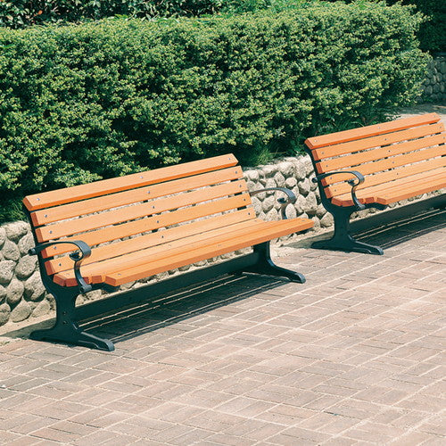 ウッドベンチ/アルミ製ベンチ ウッドベンチ CW-1A 54852-2*