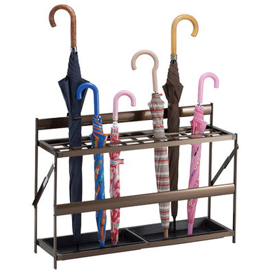 折りたたみ式アルミ製傘立て30本55827-03の商品画像