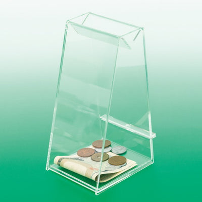 アクリル募金箱スリムサイズ61507-01の商品画像