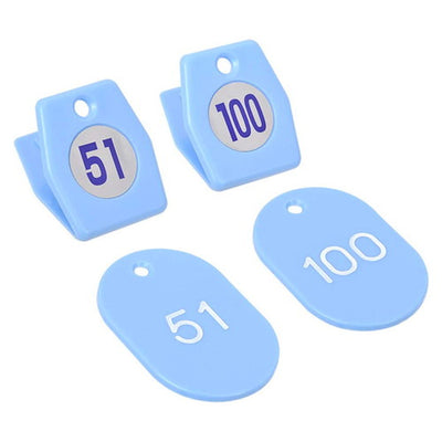 スチロールクロークチケットA型(51~100)スカイブル11010SBLの商品画像