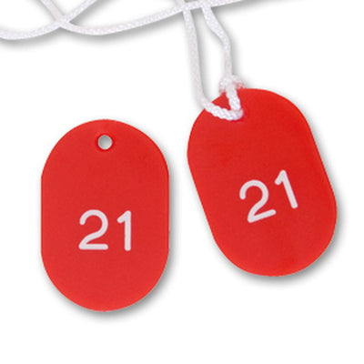 スチロールクロークチケットB型(51~100)赤11014REDの商品画像