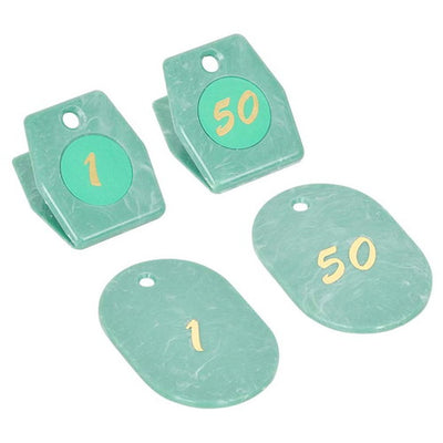 マーブルクロークチケットグリーン(1~50)22403***の商品画像