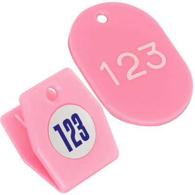 スチロールクロークチケットA型(101~150)桃56800PNKの商品画像