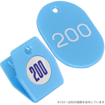 スチロールクロークチケットA型(101~150)空56800SBLの商品画像