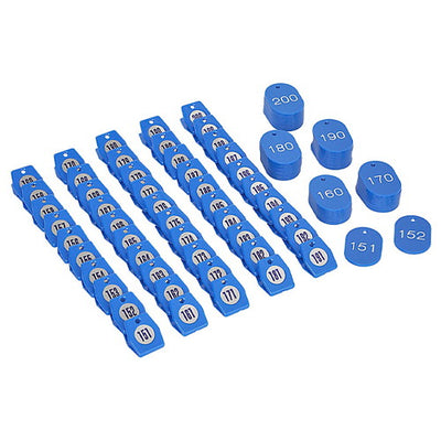 スチロールクロークチケットA型(151~200)青56801BLUの商品画像