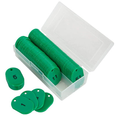 スチロール番号札小1~100緑11813GRNの商品画像