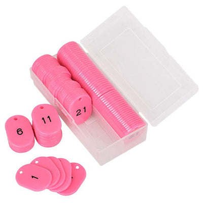 スチロール番号札小1~100桃11813PNKの商品画像