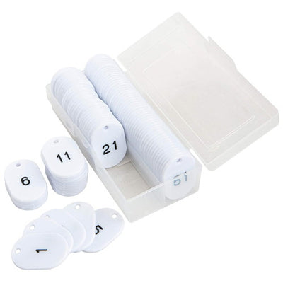 スチロール番号札小1~100白11813WHTの商品画像