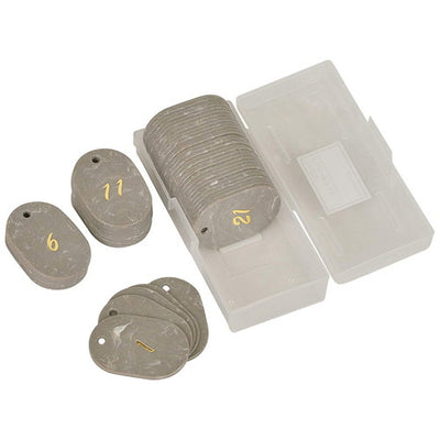 マーブル番号札(1~50)ブラウン22805BRNの商品画像