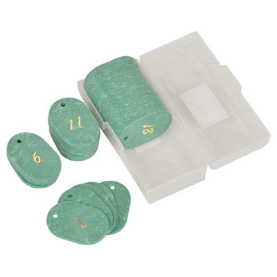 マーブル番号札(1~50)グリーン22805GRNの商品画像