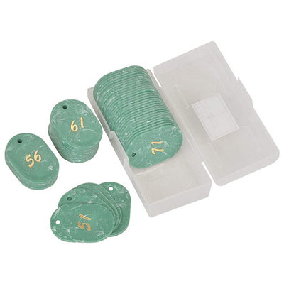 マーブル番号札(51~100)グリーン22806GRNの商品画像