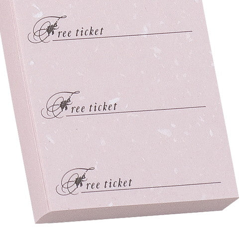 飲食伝票/メモサス/トレイスタンド フリーチケット 11枚綴×100枚 30283***