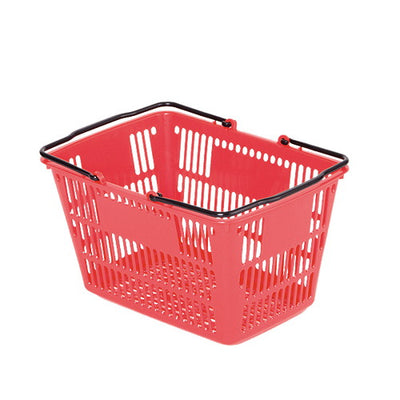 黒取手付角1号セルフバスケット赤20711REDの商品画像