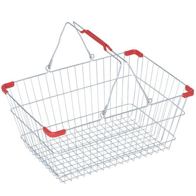 マーケットバスケットL(クローム/RED)50823-2*の商品画像