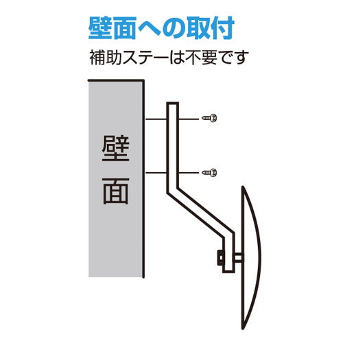 ガレージ防犯ミラー ガレージミラー角型 200×240mm GM-224 GM-224 EGM-224*