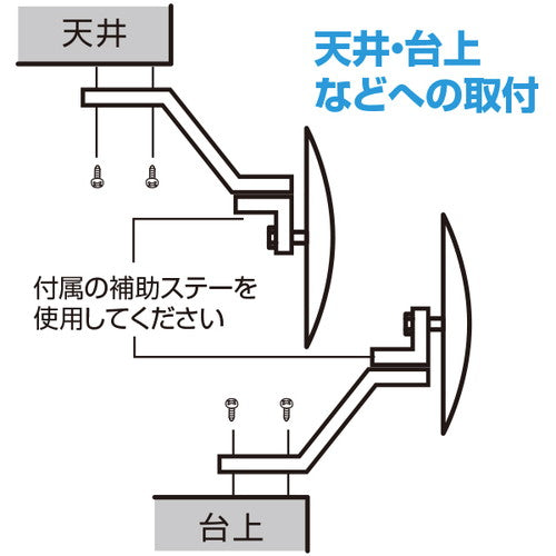 ガレージ防犯ミラー ガレージミラー角型 200×240mm GM-224 GM-224 EGM-224*
