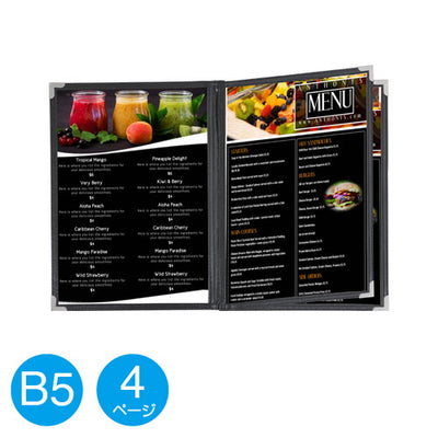 クイックメニューQM-40(B5-6P中トジ)黒32583BLKの商品画像