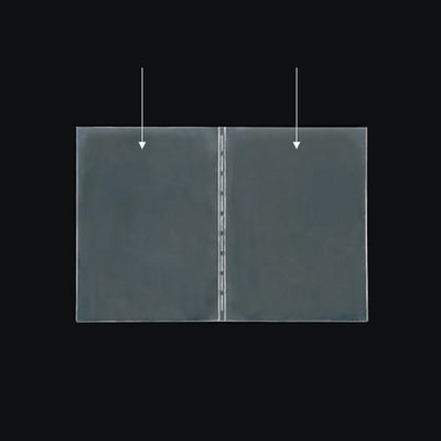 洋風メニュー用ビニール2ポケット特大B449764-1*の商品画像