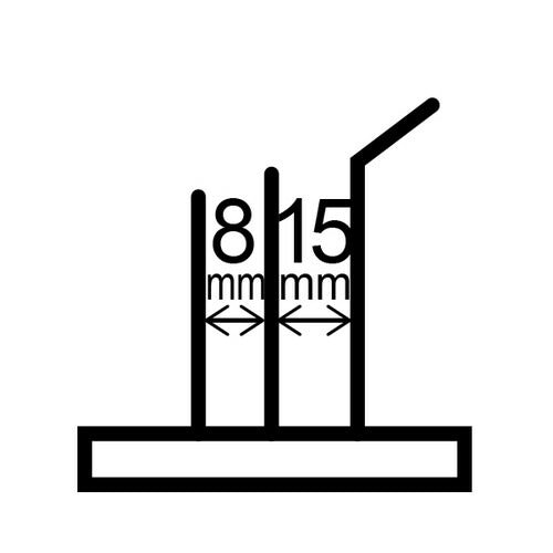 インフォメーションブック/メニュー立 アクリル製メニュースタンドダブル 56957***