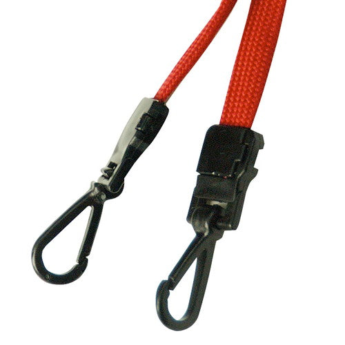 ストラップ付名札 NEWフックストラップ名札2 レッド 31277RED