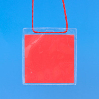 イベントパス(名刺タテ・ヨコ両用)レッド30075***の商品画像