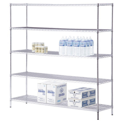 ワイヤーラックH2100重量棚5段W90754749-1*の商品画像