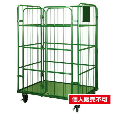 店舗用ラスパレ観音扉タイプKB-4C緑54799-1*の商品画像