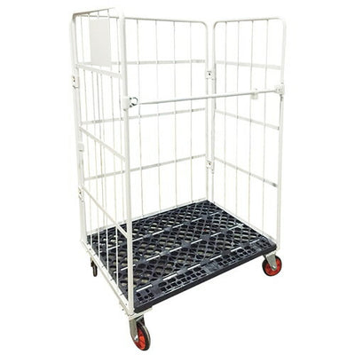 カゴ台車W1100ベージュ60430-01の商品画像