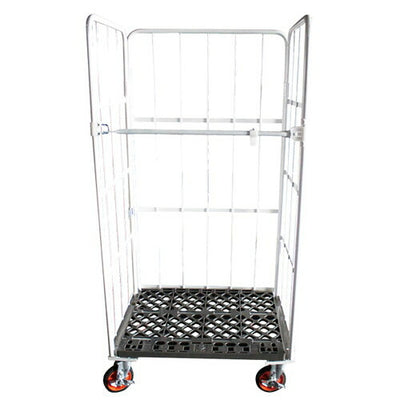 カゴ台車W850ベージュ60431-01の商品画像