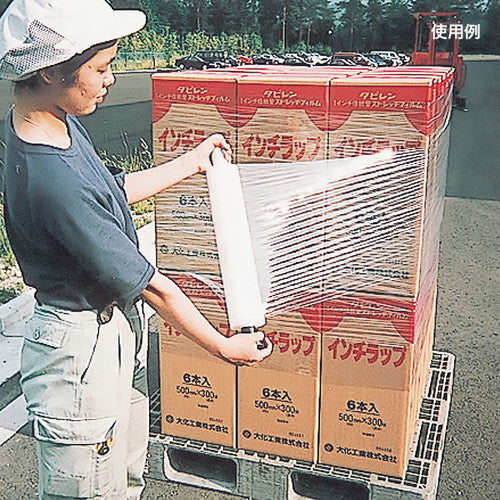 結束梱包用品 手巻用ストレッチフィルム ILPM-500 41198***
